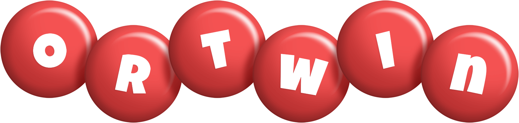 Ortwin candy-red logo