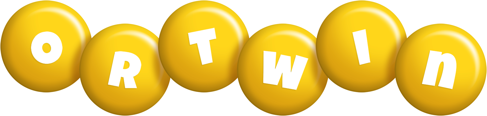 Ortwin candy-yellow logo