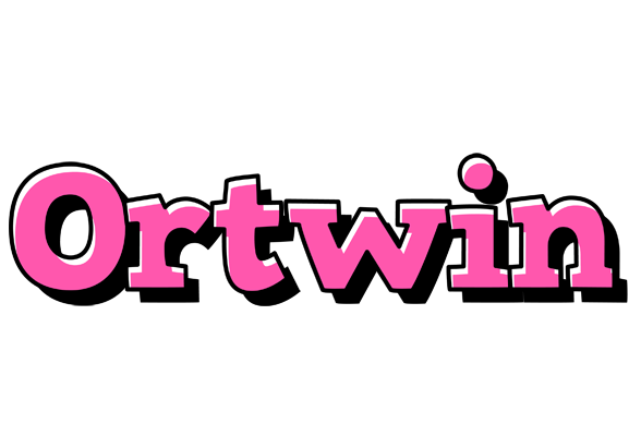 Ortwin girlish logo