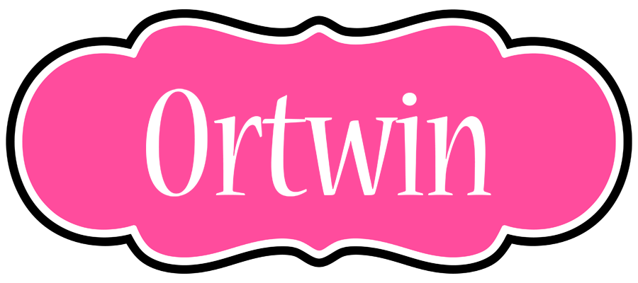 Ortwin invitation logo