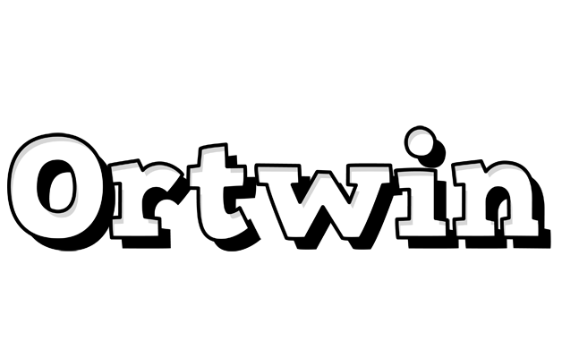 Ortwin snowing logo