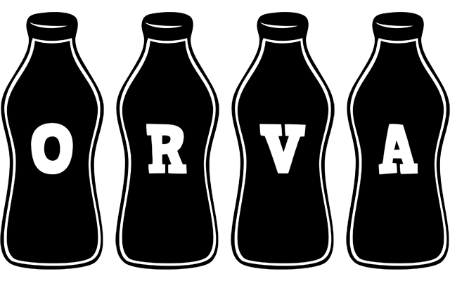 Orva bottle logo