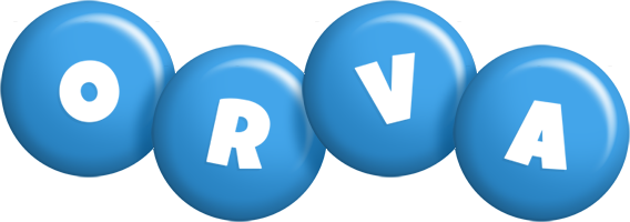 Orva candy-blue logo