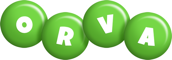 Orva candy-green logo