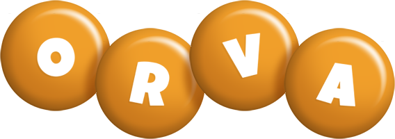 Orva candy-orange logo