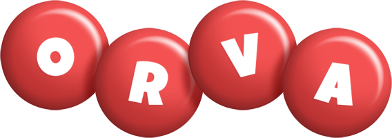 Orva candy-red logo