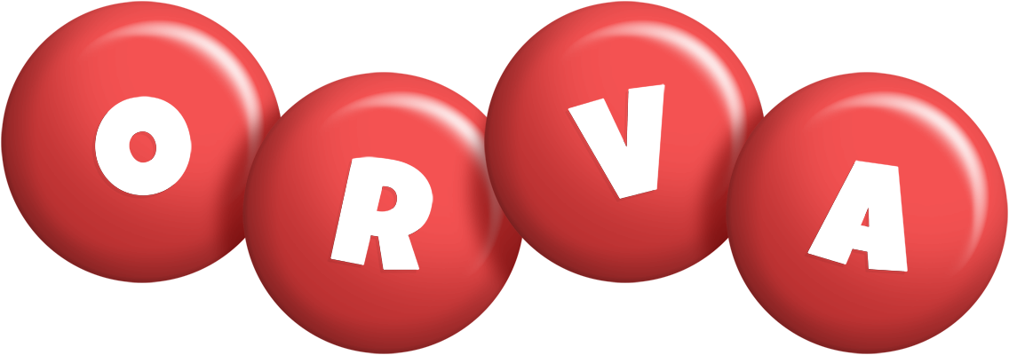 Orva candy-red logo