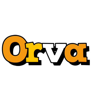 Orva cartoon logo