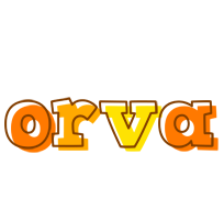 Orva desert logo