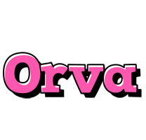 Orva girlish logo