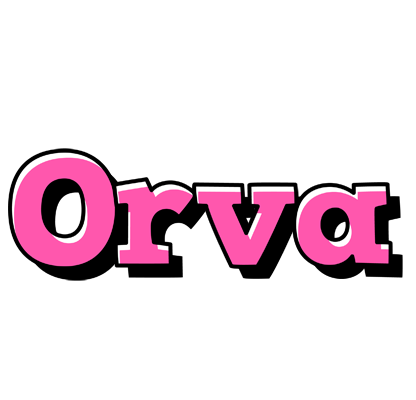 Orva girlish logo