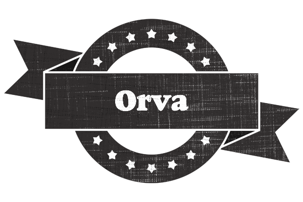 Orva grunge logo