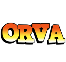 Orva sunset logo