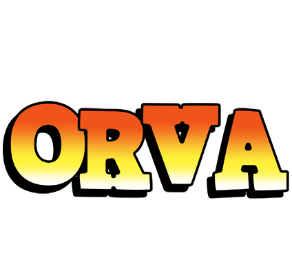 Orva sunset logo
