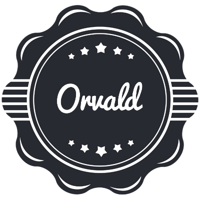 Orvald badge logo