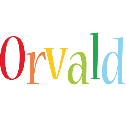 Orvald birthday logo