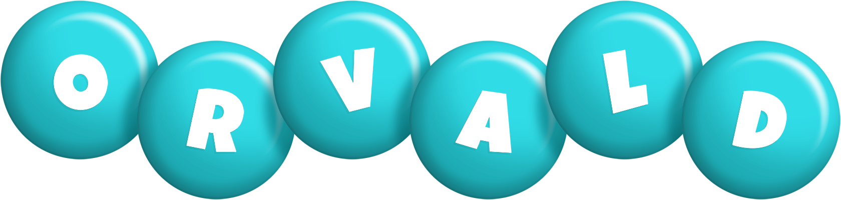 Orvald candy-azur logo