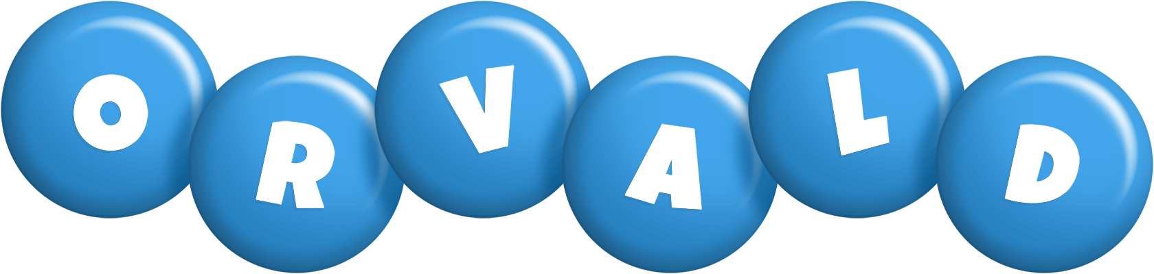 Orvald candy-blue logo
