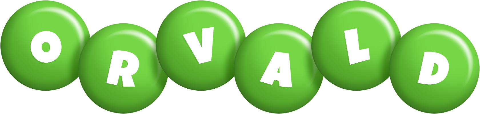 Orvald candy-green logo