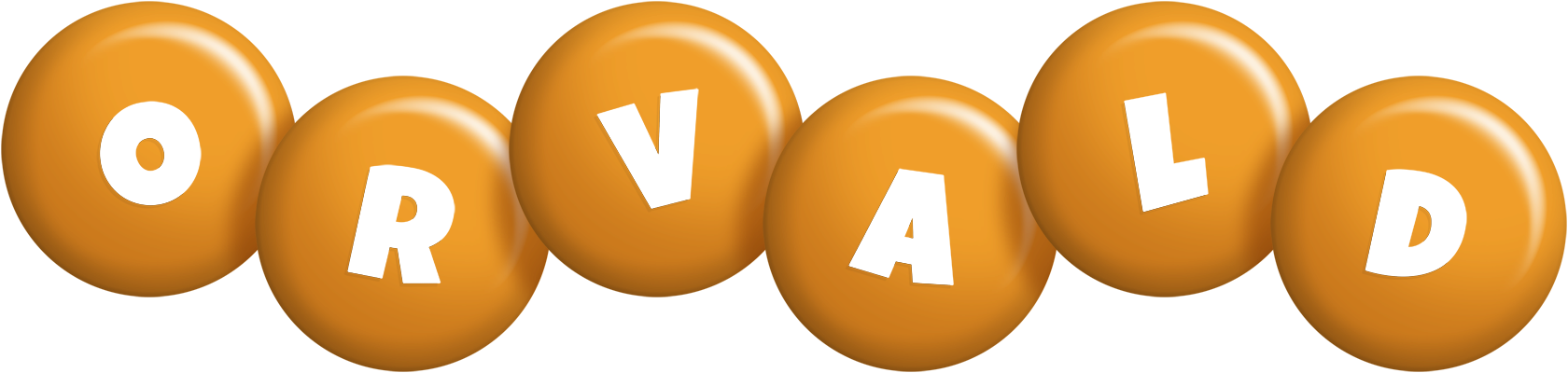 Orvald candy-orange logo