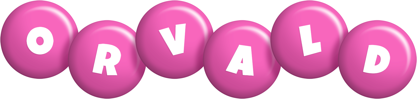 Orvald candy-pink logo