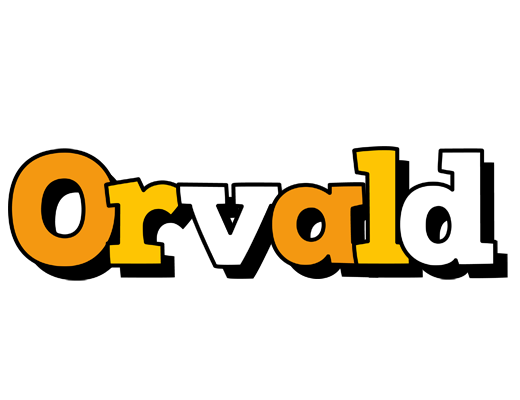 Orvald cartoon logo