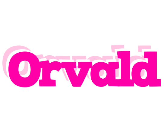 Orvald dancing logo
