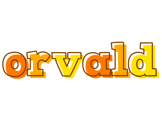 Orvald desert logo
