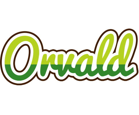 Orvald golfing logo