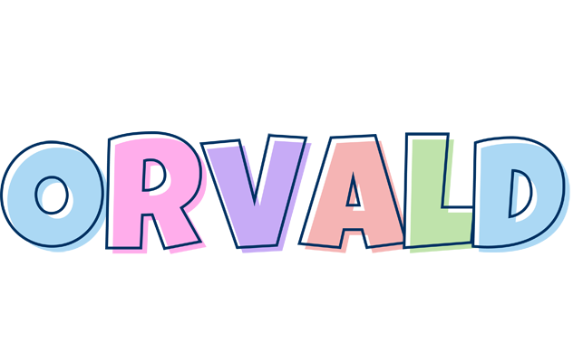 Orvald pastel logo