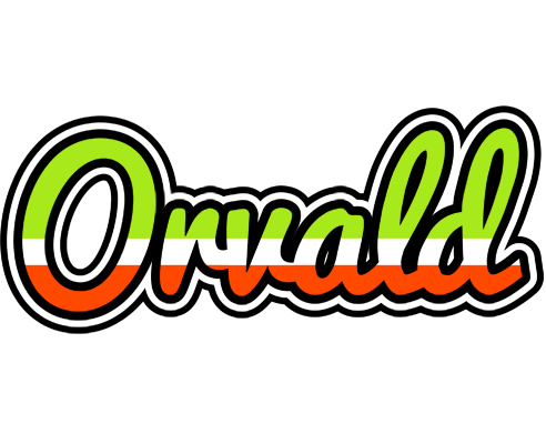 Orvald superfun logo