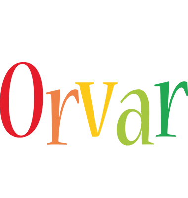 Orvar birthday logo