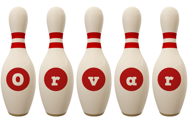 Orvar bowling-pin logo