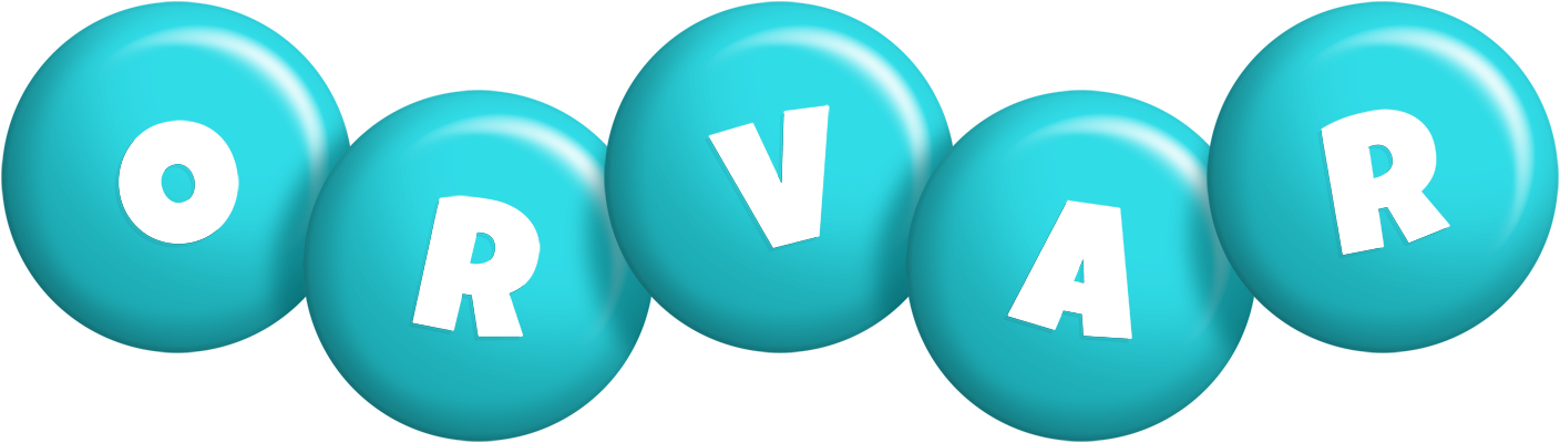 Orvar candy-azur logo
