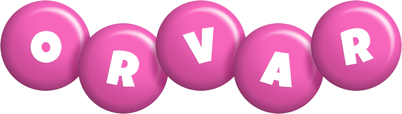 Orvar candy-pink logo
