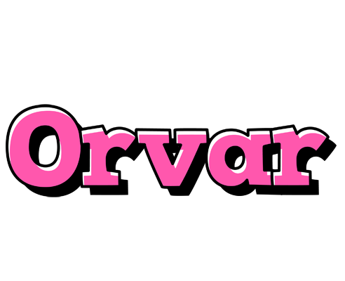 Orvar girlish logo