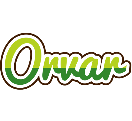 Orvar golfing logo