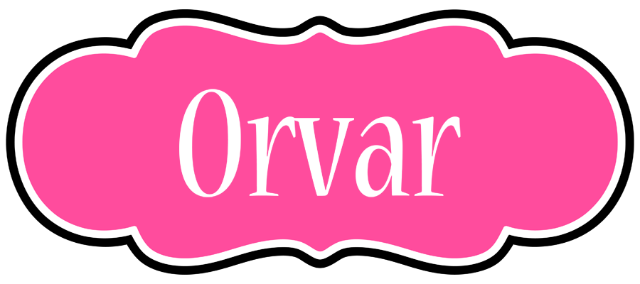 Orvar invitation logo