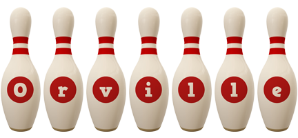 Orville bowling-pin logo