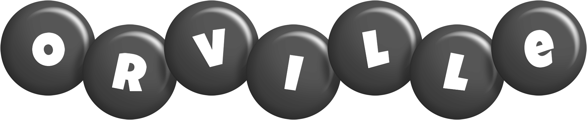 Orville candy-black logo