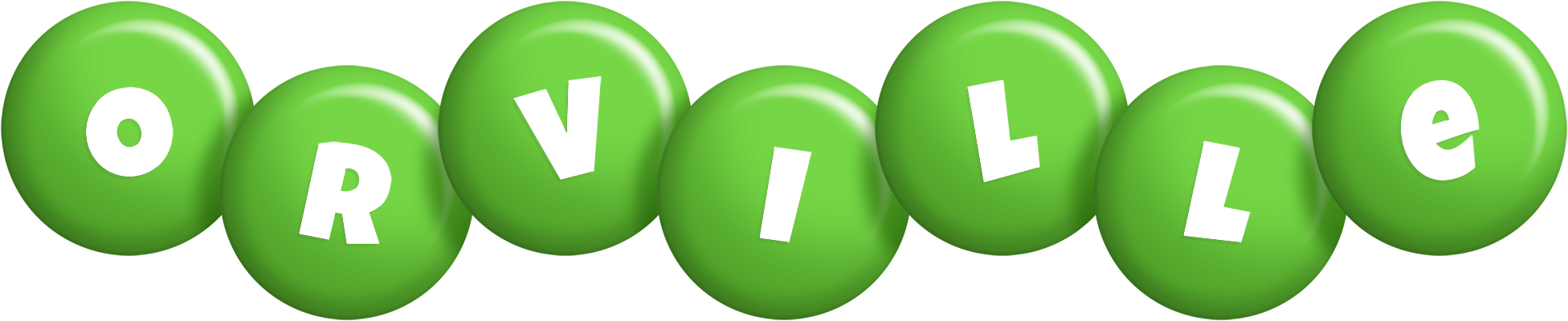 Orville candy-green logo