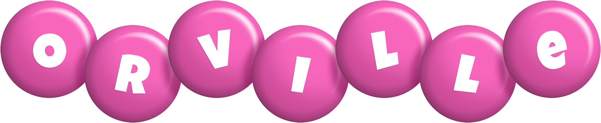 Orville candy-pink logo