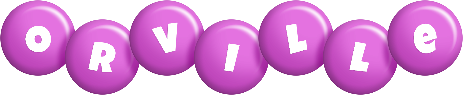Orville candy-purple logo