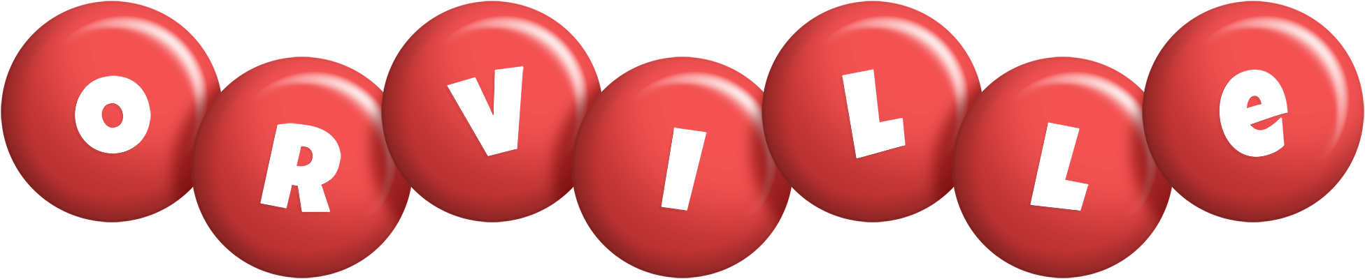 Orville candy-red logo