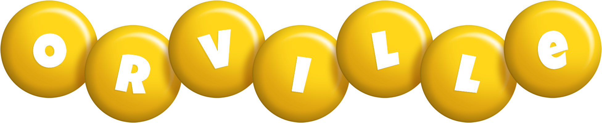 Orville candy-yellow logo