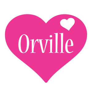 Orville love-heart logo