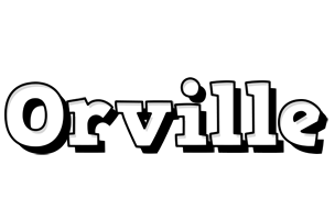 Orville snowing logo