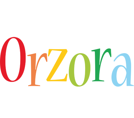Orzora birthday logo