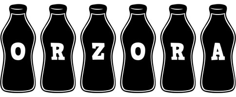 Orzora bottle logo