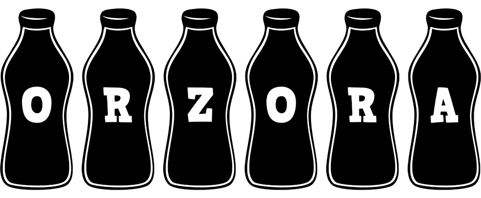 Orzora bottle logo